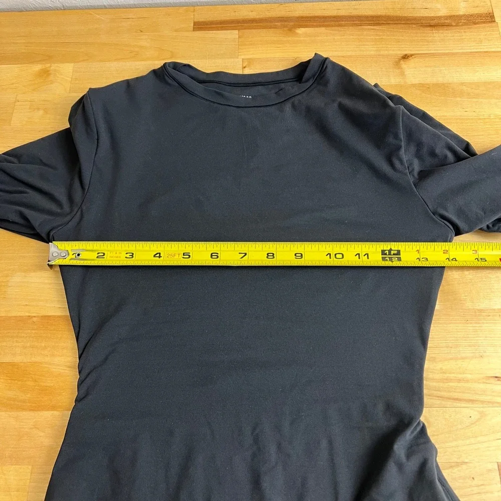 SKIMS Fits Everybody Long Sleeve Crew Neck Bodysuit Gray Small - Picture 6 of 6